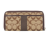 Coach Signature Zip Wallet, back view
